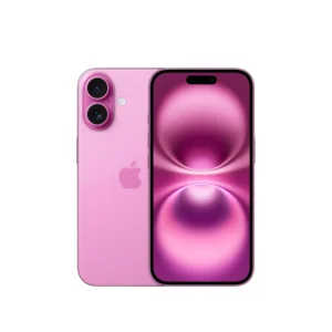 Apple iPhone 16 smartphone in Pink, features 8GB RAM and 128GB storage, Special festival offers.