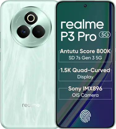 Express your amazing selfies and vlogs with the Realme P3 Pro 5G Featuring a 50MP rear camera, under Rs 25,000.