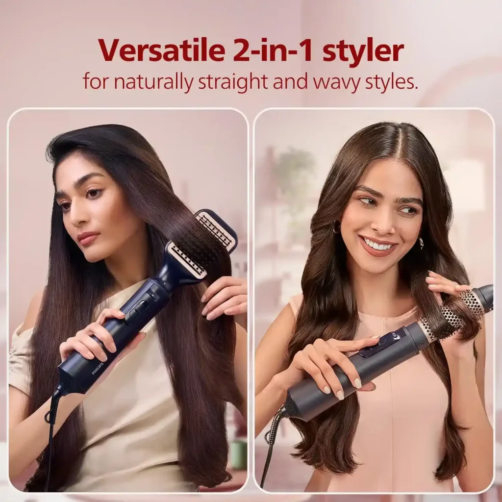 All-in-One Hair Perfection: Philips Straightener Brush & Airstyler